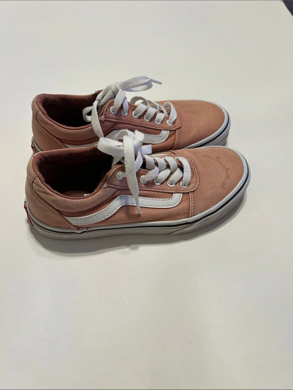 Vans youth Missy sneakers mauve pink size 2 canvas skater shoes